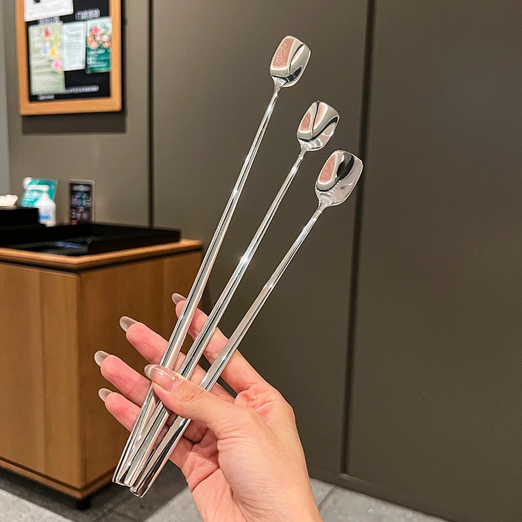 Lingurita de amestecare din otel inoxidabil